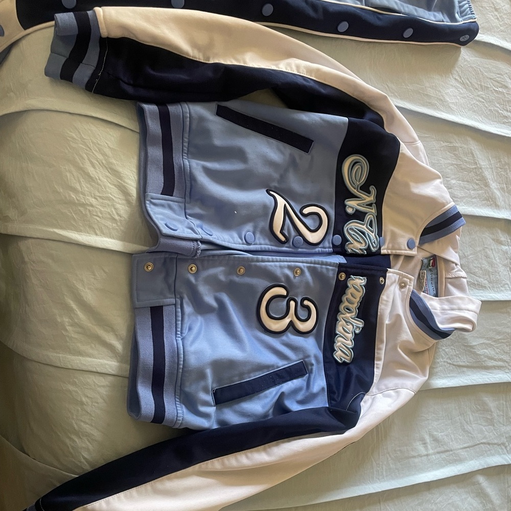 Vintage UNC Chapel Hill track suit set, buttons on jacket & along side of pants